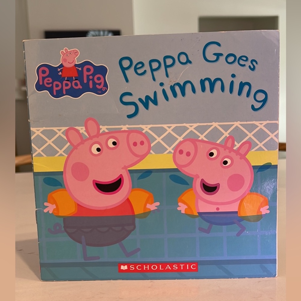 Peppa Pig goes swimming book